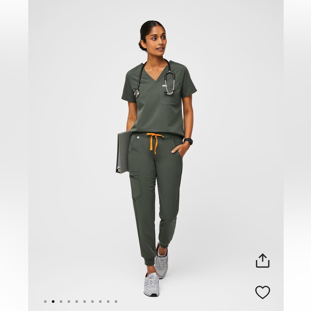 Figs XS Moss Zamora Jogger Scrub Pants